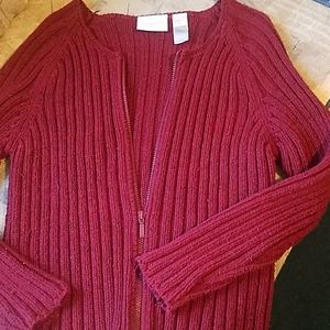 Liz Claiborne zipper sweater